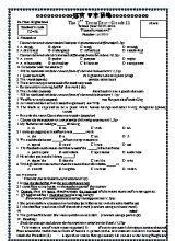 2 Đề kiểm tra giữa học kỳ II môn Tiếng Anh Lớp 11 - Năm học 2015-2016 - Trường THPT Đa Phúc